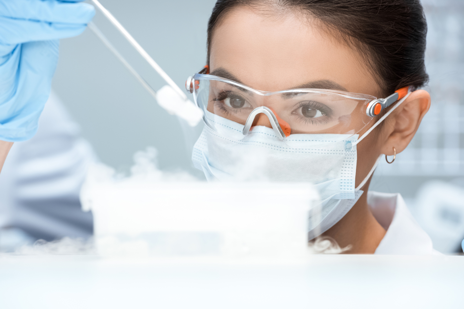Criobiología, congelación con gas puro