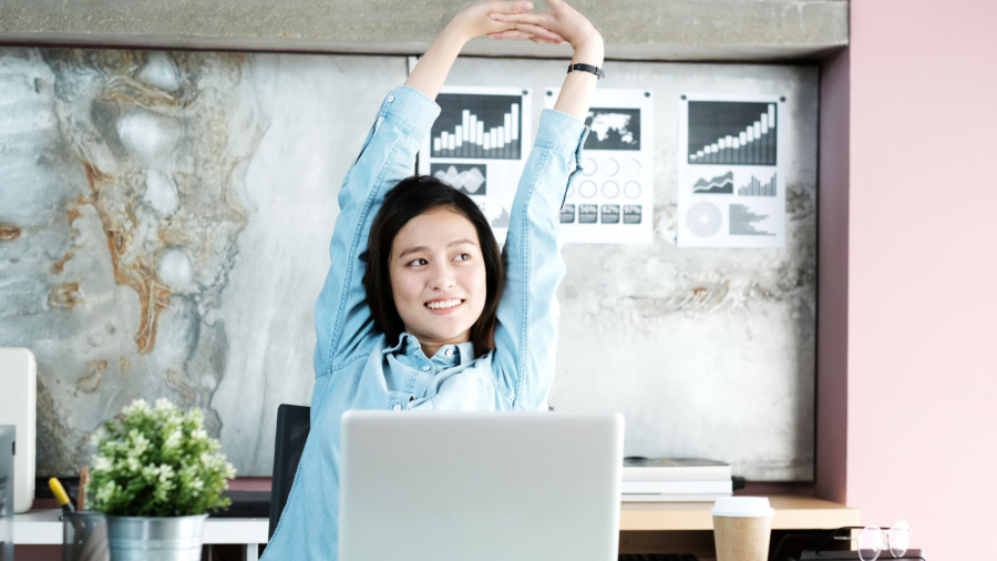 Consejos para trabajar de pie o sentado