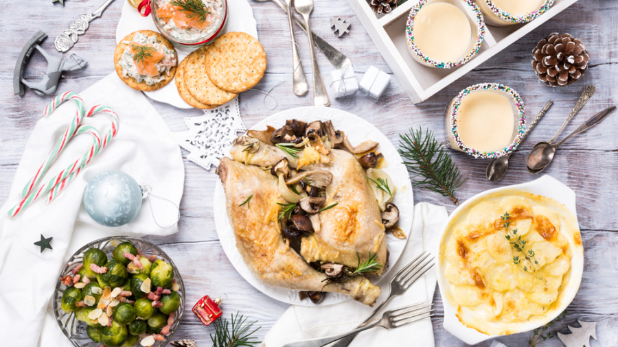 Platos equilibrados para Navidad