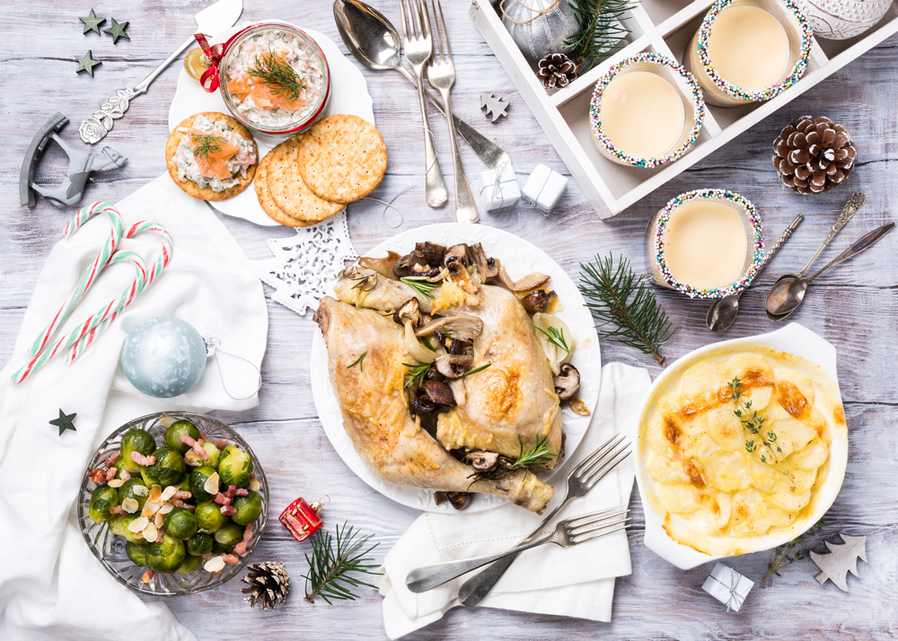 Platos equilibrados para Navidad