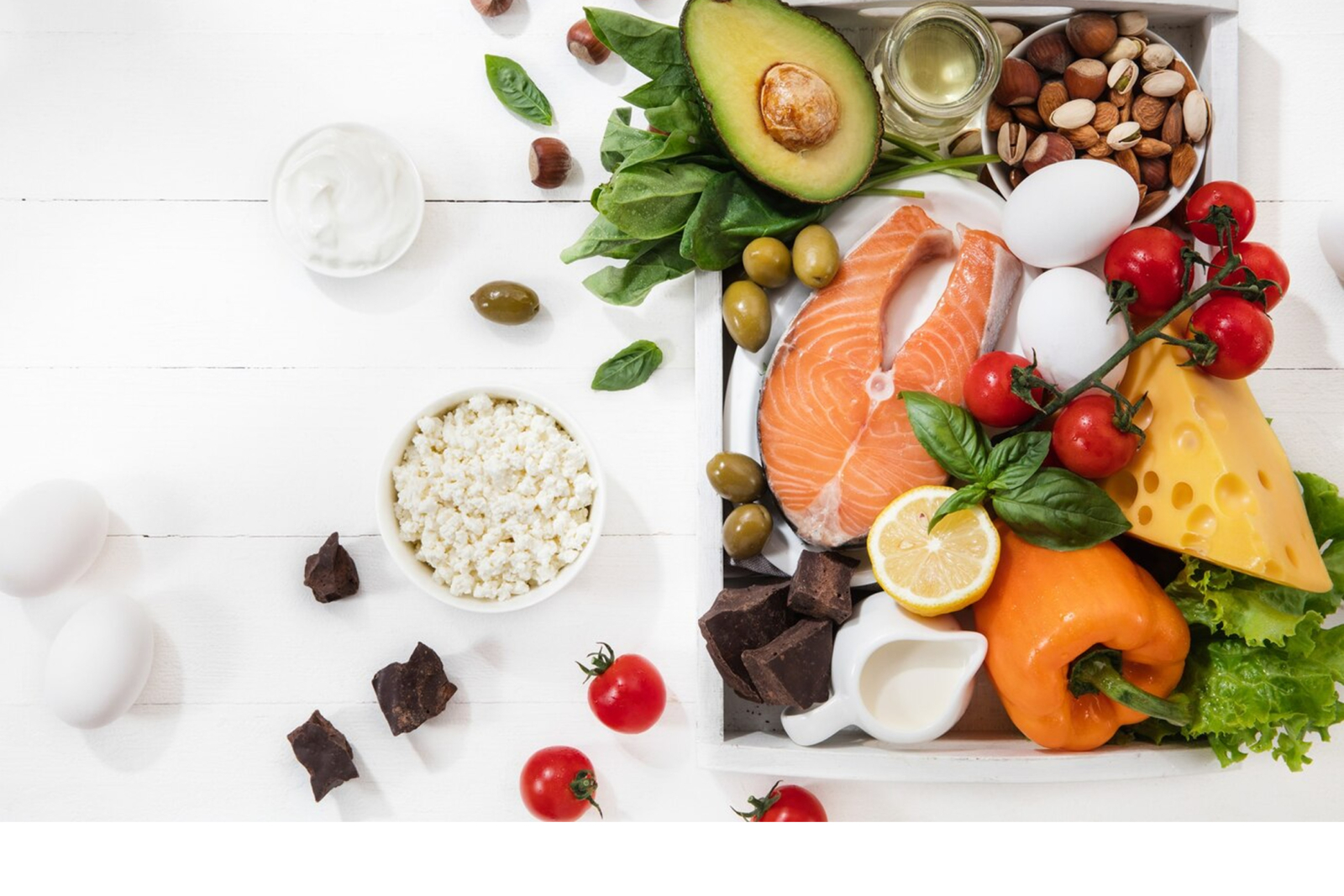 Alimentos con grasas saludables, beneficiosas para la salud