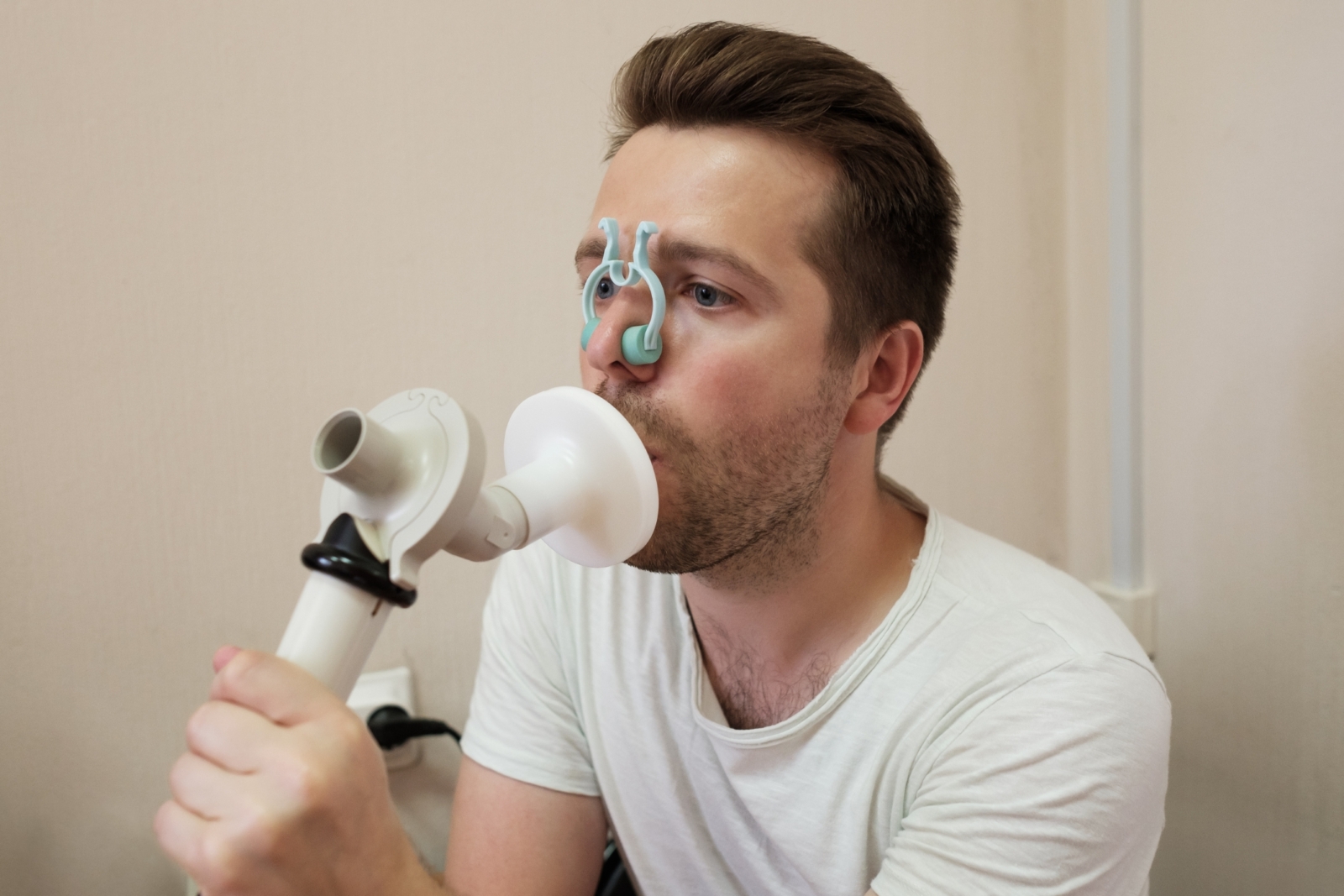 Prueba de espirometría